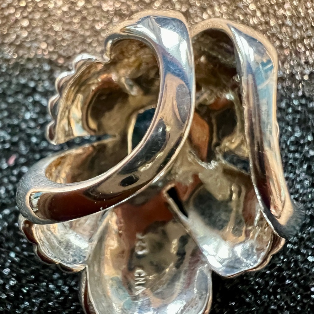 Pendant: CNA 925 sterling silver slider Pendant with blue topaz. - Picture 3 of 7
